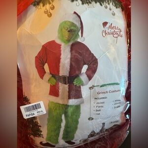 Grinch Christmas Costume for adult  - Red and Green